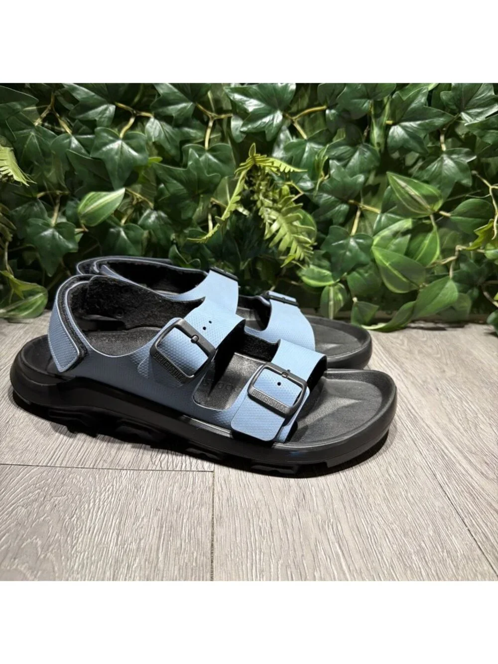 Birkenstock Mogami Terra Men's Apex Elemental Blue Sandals Size EU 43 US 10
